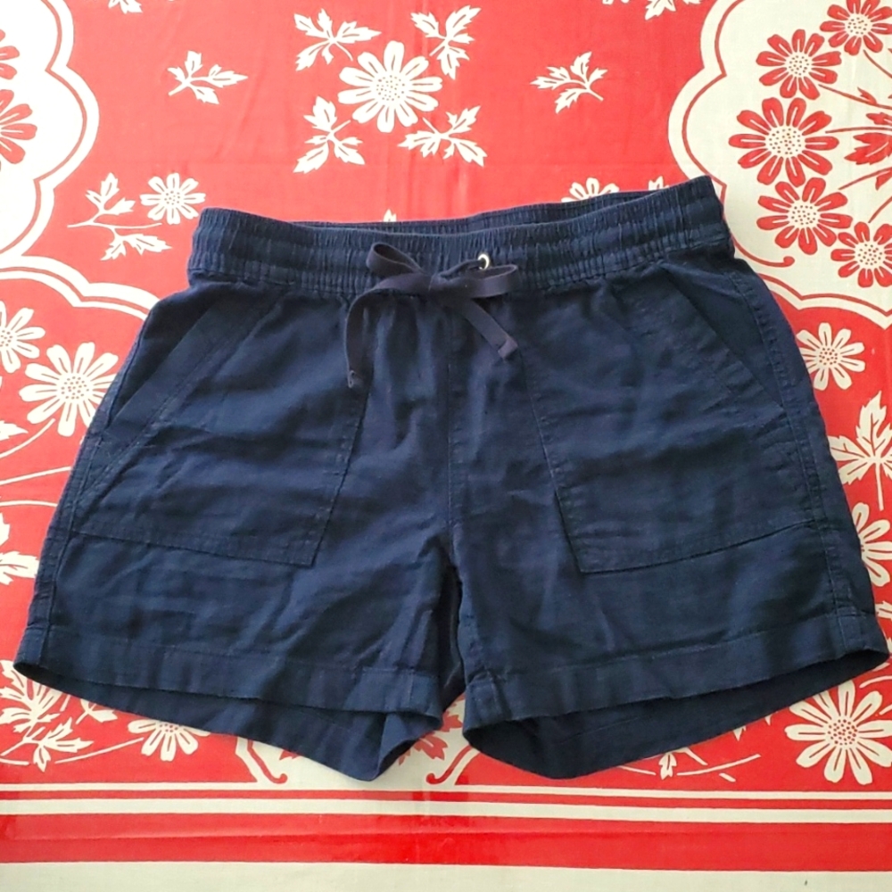 3/$25 Nautica Linen Blend shorts sz sm/med